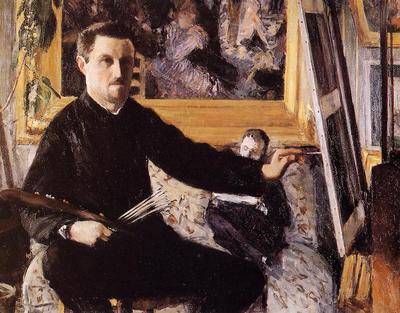 Caillebotte Gustave Self Portrait with Easel