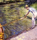 Caillebotte Gustave Boater Pulling on His Perissoire