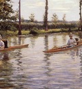 Caillebotte Gustave Perissoires sur l Yerres aka Boating on the Yerres