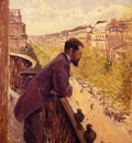 Caillebotte Gustave The Man on the Balcony