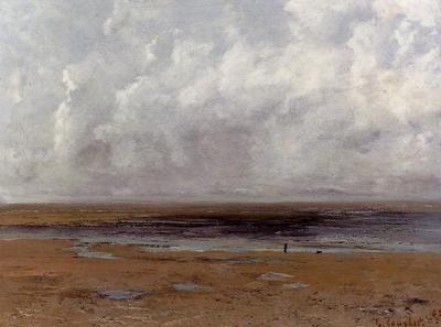 Courbet Gustave The Beach at Trouville at Low Tide