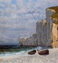 Courbet Gustave A Bay with Cliffs