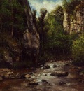 Courbet Gustave Landscape near Puit Noir near Ornans