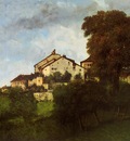 Courbet Gustave The Houses of the Chateau d Ornans
