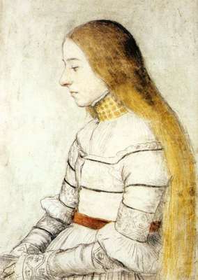 Holbien the Younger Portrait of Anna Meyer
