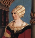 Holbien the Younger Portrait of Dorothea Meyer nee Kannengiesser