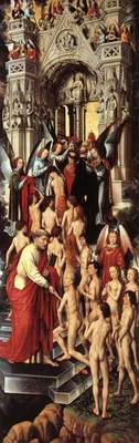 Memling Hans Last Judgment Triptych open 1467 1 detail1 left wing