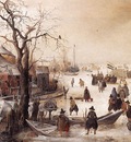 AVERCAMP Hendrick Winter Scene On A Canal