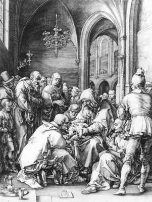 GOLTZIUS Hendrick Circumcision In The Church Of St Bavo At Haarlem