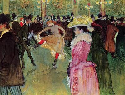 Toulouse Lautrec Henri de Dance at the Moulin Rouge