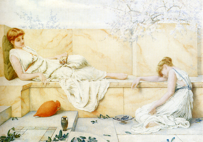 Ryland Henry Two Classical Figures Reclining