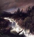 Herzog Herman Mountain Landscape and Waterfall