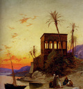 Corrodi Hermann David Salomon The Kiosk Of Trajan Philae On The Nile