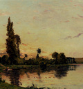 Delpy Hippolyte Camille Washerwomen On A Riverbank