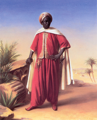 Vernet H Portrait of an Arab