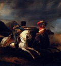 Vernet Horace Two Soldiers On Horseback