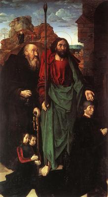 GOES Hugo van der Sts Anthony And Thomas With Tommaso Portinari
