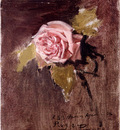 Camarlench Ignacio Pinazo Una rosa