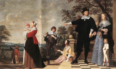 OOST Jacob van the Elder Portrait Of A Bruges Family