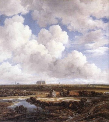 RUISDAEL Jacob Isaackszon van View Of Haarlem With Bleaching Grounds