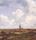 RUISDAEL Jacob Isaackszon van Landscape With Church And Village