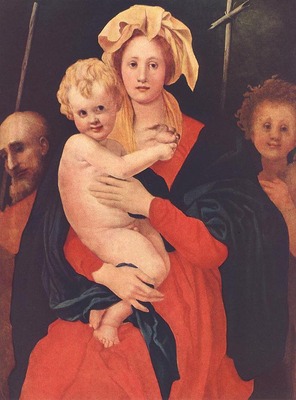 PONTORMO Jacopo Madonna And Child With St Joseph And Saint John The Baptist