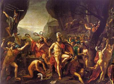 DAVID Jacques Louis Leonidas at Thermopylae