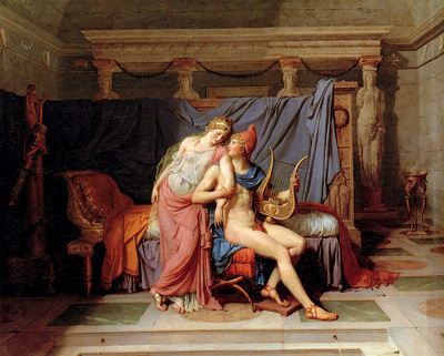David Jacques Louis The Courtship of Paris and Helen