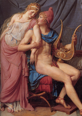 David The Courtship of Paris and Helen