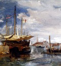 Holland James San Giorgio Maggiore From The Lagoon Venice