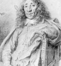 LIEVENS Jan Portrait Of Poet Jan Vos