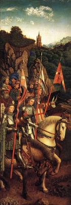 Eyck Jan van The Ghent Altarpiece The Soldiers of Christ