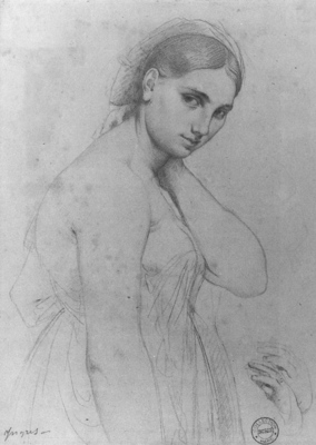 Ingres Study for Raphael and the Fornarina