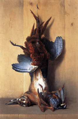 OUDRY Jean Baptiste Still Life With Pheasant