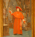 Vibert Jehan Georges Cardinal Reading a Letter