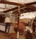 Bastida Joaquin Sorolla y Two Men On A Deck