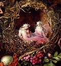 fitzgerald john anster fairies in a birds nest detail