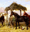 Herring Jnr John Frederick Horses And Ducks By A River