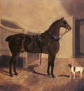 Herring Snr John Frederick A Favorite Coach Horse And Dog In A Stable