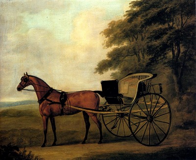 Sartorius John Nost A Horse And Carriage In A Landscape