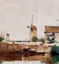 Twachtman John Windmills Dordrecht
