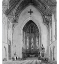 Hill John William Chancel Of Trinity Chapel New York