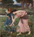 JohnWaterhouse GatherYeRosebudsWhileYeMay 1909Small