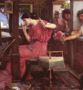 Waterhouse Penelope and the Suitors