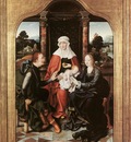 CLEVE Joos van St Anne With The Virgin And Child And St Joachim