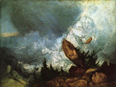 Turner Joseph Mallord William The Fall of an Avalanche in the Grisons