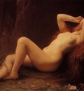 Lefebvre Jules Mary Magdalene In The Cave