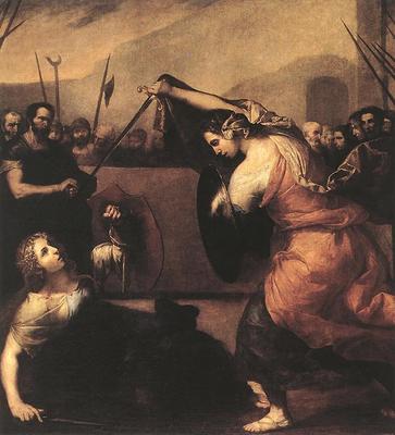 Ribera The Duel of Isabella de Carazzi and Diambra de Pottinella