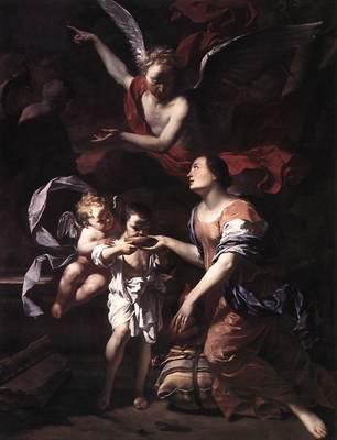 DUJARDIN Karel Hagar and Ishmael in the Wilderness