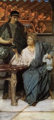 Alma Tadema The Roman Wine Tasters